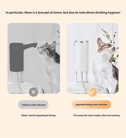 Electric Water Bottle Pump 1200Mah Type C Rechargeable LED Display Automatic Touch Button 3 Quantitative Settings